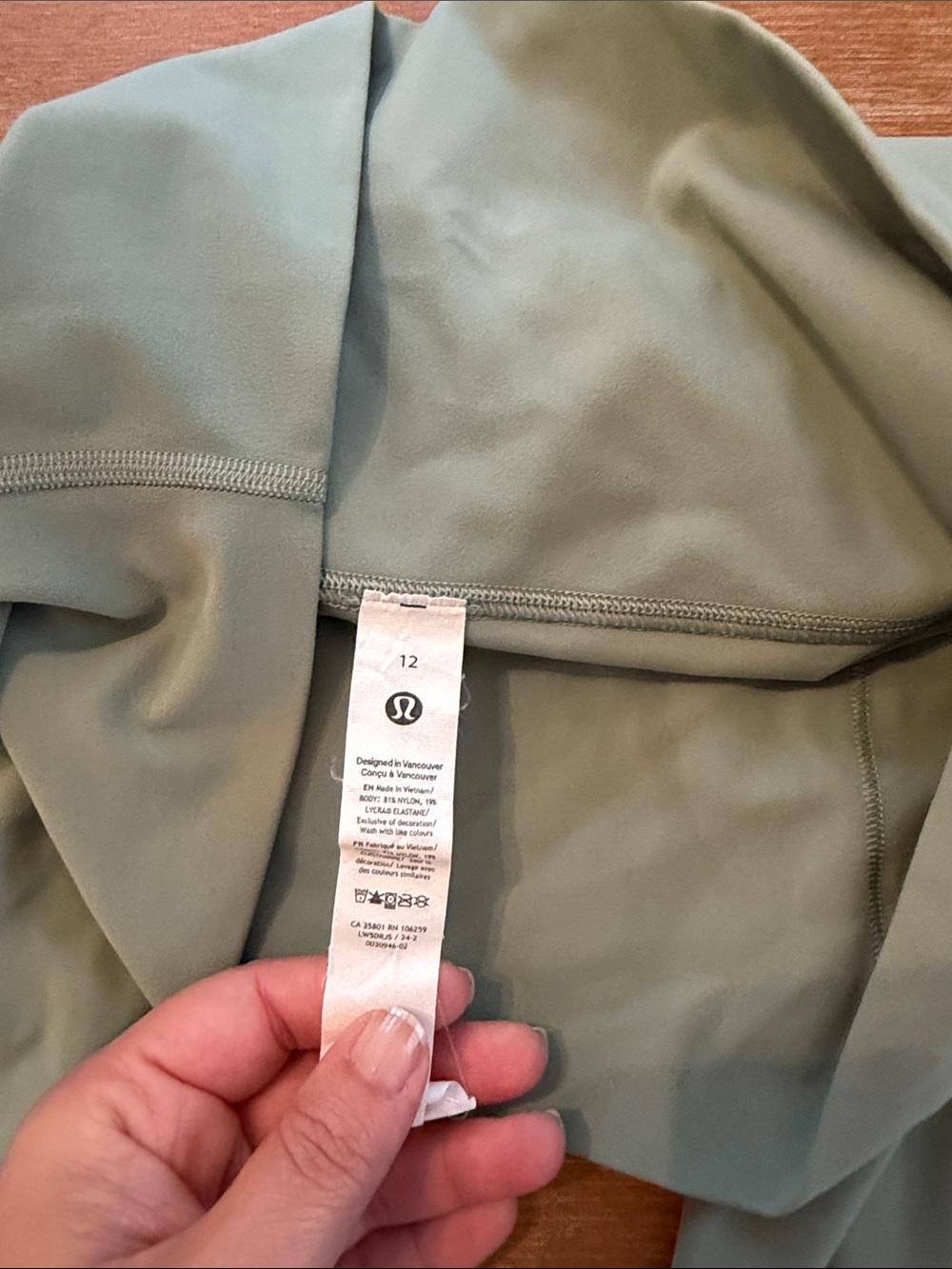 lululemon athletica align Light Sage Green Leggings - Picture 2 of 3
